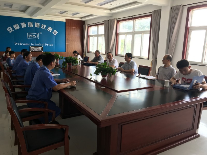 迎江区市场监督管理局广圩所来我司指导培训