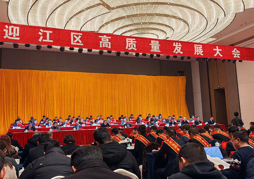 我司被中共迎江区委、区政府授予“2024年度高质量发展领军企业”荣誉称号